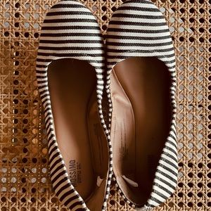 striped flats